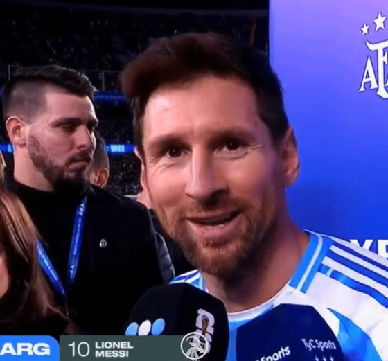 Messi: Hôm nay là trò chơi chính thức cuối cùng của tôi ở nước này, và đó là một giấc mơ kết thúc nó theo cách này